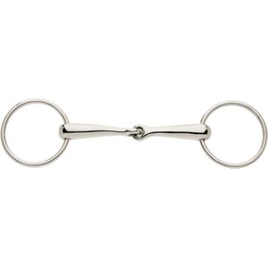 Lorina Single Jointed Loose Ring Snaffle (4.5in / 115mm) (Zilver)
