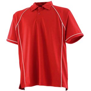 Finden & Hales Mens Piped Performance Polo Shirt