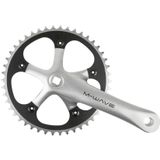 M-Wave Crankset 46t - Zilver/Zwart