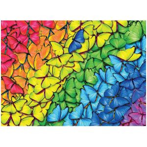 Puzzel Eurographics - Vlinderregenboog, 1000 stukjes