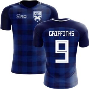 2022-2023 Scotland Tartan Concept Football Shirt (Griffiths 9) - Kids