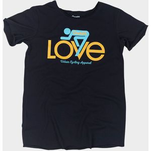 T-shirt LOVE Zwart