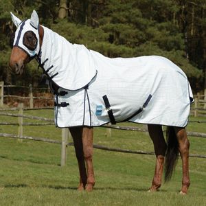 Kool Coat Classic III Combo Nek Paarden Turnout Deken (175cm) (Wit/Zwaar)