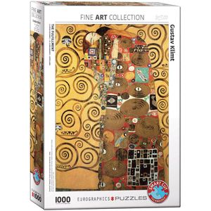 Puzzel Eurographics - Gustav Klimt: Die Absolvierung, 1000 stukjes