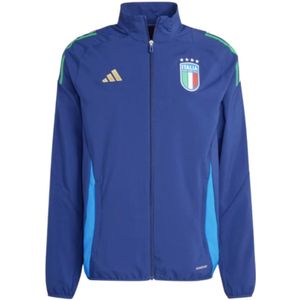 Adidas Italy 23/24 Tracksuit Jacket Pre Match Blauw M