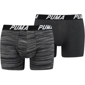 Puma - Spacedye Stripe Boxer 2P - Boxershorts - S