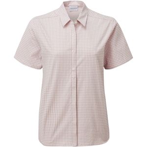 Craghoppers Dames/dames Nasima Shirt met korte mouwen (40 DE) (Geborsteld lila)
