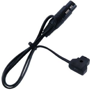 Rolux 4-pins XLR Female plug met Male D-Tap RL-C3