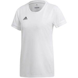 adidas - T19 Short Sleeve Jersey Women - Wit Sportshirt Dames - L