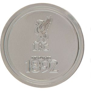 Liverpool FC Kuifje Auto Badge (One Size) (Zilver)