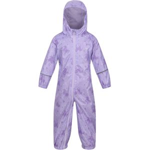 Regatta Kinder/Kinder Pobble Eenhoorn Waterdicht Puddle Suit (104) (Viooltje)