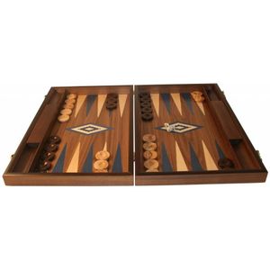 Exclusieve backgammon set, Handgemaakt, blauw  Top  Kwaliteit en Klasse