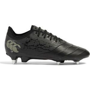 Canterbury Heren Phoenix Genesis Pro Leren Rugbyschoenen (40 EU) (Zwart/Zwaartekracht Grijs)