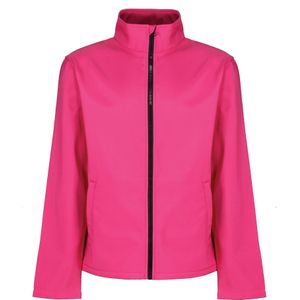 Regatta Opmerkelijk Heren Ablaze Afdrukbaar Soft Shell-jasje (XL) (Heet Roze/Zwart)