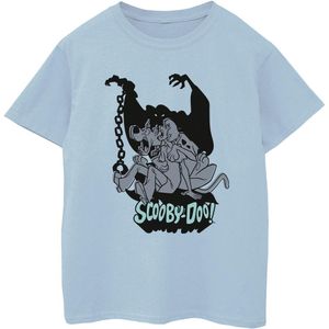 Scooby Doo Jongens Bang Bang Springen T-Shirt (152-158) (Babyblauw)
