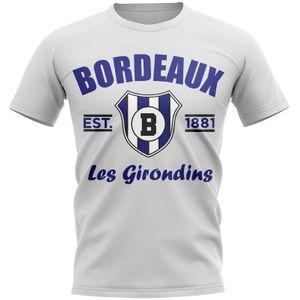 Bordeaux Established Football T-Shirt (White)