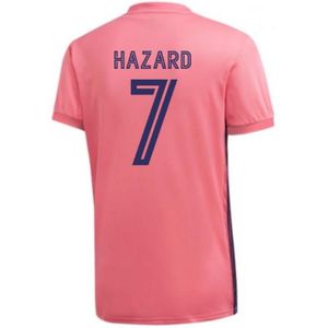 2020-2021 Real Madrid Adidas Away Football Shirt (HAZARD 7)