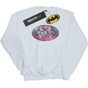 DC Comics Dames/Dames Batman Japans Logo Rood Sweatshirt (XXL) (Wit)