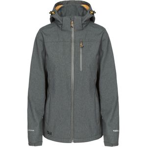 Trespass - Dames Claren II Waterdichte Softshell Jas (S) (Donkergrijs)