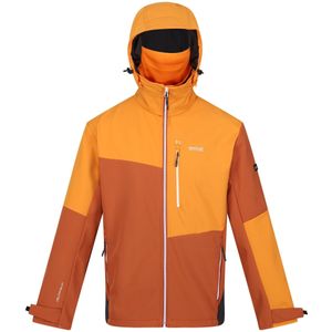 Regatta Heren Hewitts IX Soft Shell Jas (L) (Verbrand koper/oranje peper)