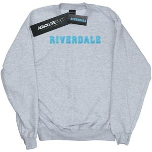 Riverdale Dames/Dames Sweatshirt met Neon Logo (S) (Sportgrijs)