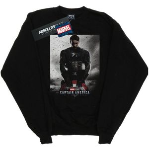 Marvel Studios Mens Captain America The First Avenger Poster Sweatshirt