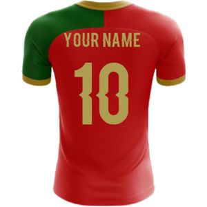 2022-2023 Portugal Flag Home Concept Football Shirt (Your Name)