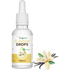 Vit4ever | Smaakdruppels 50 ml | Flavour drops smaakdruppels zonder calorieën | Voor kwark, havermoutpap, yoghurt en meer | Veganistisch