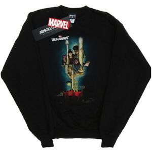 Marvel Meisjes Runaways Poster Sweatshirt (128) (Zwart)