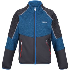 Regatta Kinder/Kids Oberon V Soft Shell Jas (104) (Keizerlijk blauw/Indiaans grijs)