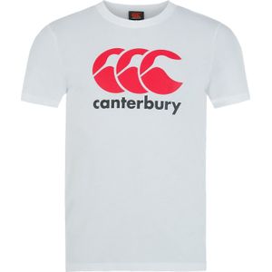 Canterbury Kinder/Kids Rugby T-Shirt met logo (140) (Wit)