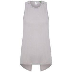 Tombo Vrouwen/dames Open Back Vest (XL) (Lichtgrijs)