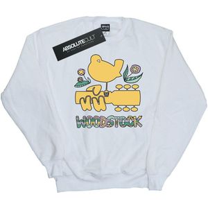 Woodstock Sweatshirt met Aztekenpatroon voor meisjes (152-158) (Wit)
