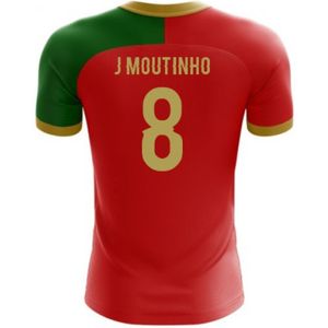 2022-2023 Portugal Flag Home Concept Football Shirt (J Moutinho 8)