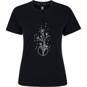 Dare 2B Dames/Dames Tranquility II Bloemen T-Shirt (36 DE) (Zwart)