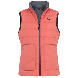 Tully Fake Down bodywarmer dames rood maat M