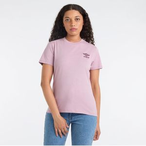 Umbro Dames/Dames Core Klassiek T-Shirt (XS) (Mauve Schaduw/Potent Paars)