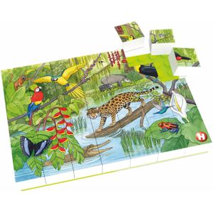 Hubelino Puzzel Regenwoud Junior 26,5 X 18,2 Cm 35 Stukjes