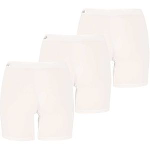 Apollo - Bamboe Short Naadloos - Wit - 3-Pak - Maat XL - Boxershorts dames - Dames ondergoed - Naadloos - Bamboe - Bamboe ondergoed dames