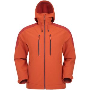 Mountain Warehouse Heren Radius gerecyclede softshell jas (XXS) (Oranje)