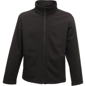 Regatta Klassiek Heren Waterafstotend Softshell-jasje (XL) (Zwart)