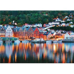 Puzzel Noorwegen - 1000 stukjes (Stad, 14 jaar)