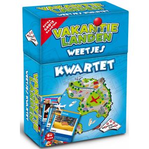 Identity Games Vakantielanden Weetjes Kwartet - Leuk kaartspel voor kinderen vanaf 5 jaar - 2 tot 4 spelers - Speelduur 15 min