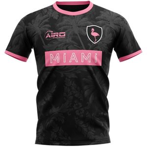 2022-2023 Miami Home Concept Football Shirt - Adult Long Sleeve
