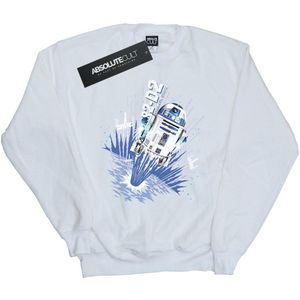 Star Wars Dames/Dames R2-D2 Blast Off Sweatshirt (XL) (Wit)