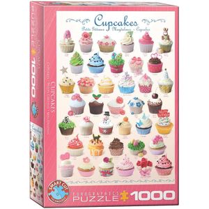 Puzzel Eurographics - Cupcakes, 1000 stukjes