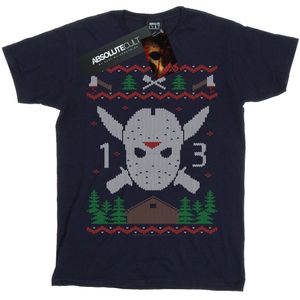 Friday 13th Mens Christmas Fair Isle T-Shirt