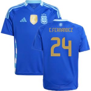 2024-2025 Argentina Away Shirt (Kids) (E.FERNANDEZ 24)