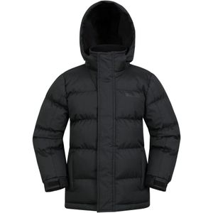 Mountain Warehouse Snow II waterafstotende gewatteerde jas voor kinderen/Kinderen (116) (Zwart)
