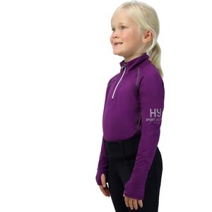 Hy Sport Active Kinderen/Kinderen Rijden T-Shirt (158-164) (Amethist paars)
